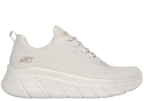 Pantofi sport, dama, SKECHERS BOBS B FLEX HI-FLYING HI 117385-OFWT alb, textil